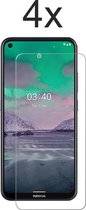 Nokia 3.4 Screenprotector - Beschermglas Nokia 3.4 screen protector glas - Screenprotector Nokia 3.4 - 4 stuks