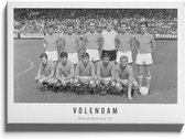 Walljar - Volendam elftal '67 - Muurdecoratie - Plexiglas schilderij