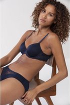 Mey Luxurious Bi-Stretch-Beha Full Cup Blauw 70 B