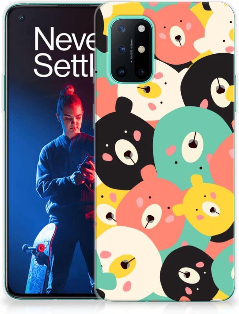 Back Cover voor OnePlus 8T Telefoonhoesje met Naam Bears
