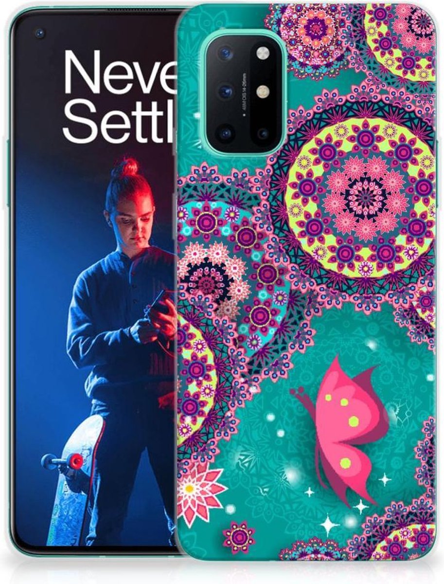 OnePlus 8T Hoesje maken Cirkels en Vlinders