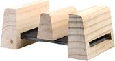 Taco Houder - Tacohouder - Taco rek - Tortilla houder - Leisteen en hout - Voor 2 stuks