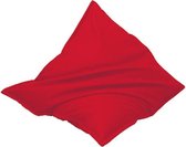 Drop & Sit Leatherlook Zitzak - Rood - 100 x 150 cm - Voor binnen en buiten