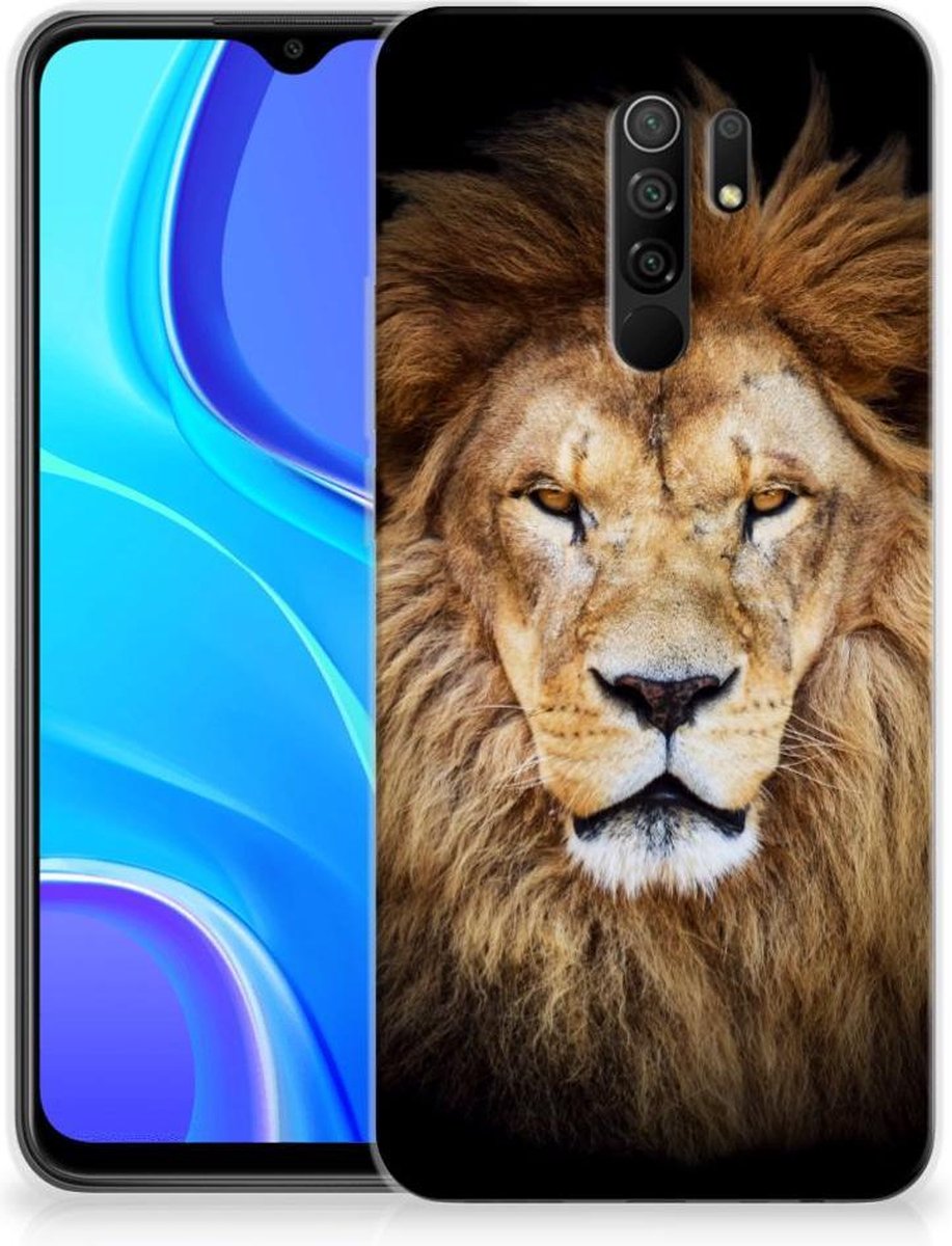 Xiaomi Redmi 9 TPU Hoesje Leeuw