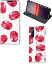 GSM Hoesje Sony Xperia 5 II Fotohoesje ontwerpen Pink Macarons