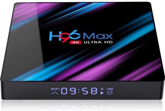 H96 Max 4K Ultra HD, 2/16GB, Android 10, media TV streaming box - H96 Max