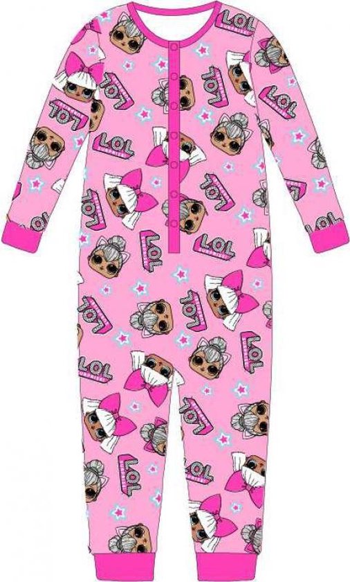 LOL Surprise onesie - pyjama - KATOEN - Maat 98 / 104 - 3 / 4 jaar | bol