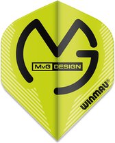 Player Mega Standard MVG Groen dart vluchten - 3 sets per pakket (9 dartvluchten in totaal)