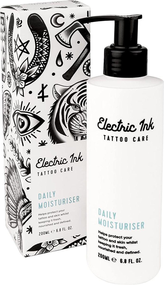 Electric Inkt Tattoo Care Beschermende Olie 200 ml - Verzorgen uw tattoos en hierdoor blijven de kleuren van uw tattoo mooi