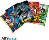 Decoratief Beeld - Dc Comics Postcards Set - Kunstleer - Abystyle - Multicolor - 105 X 148 Cm