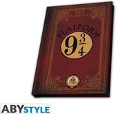 HARRY POTTER - Pocket Notebook A6 Platform 9 3/4 X4
