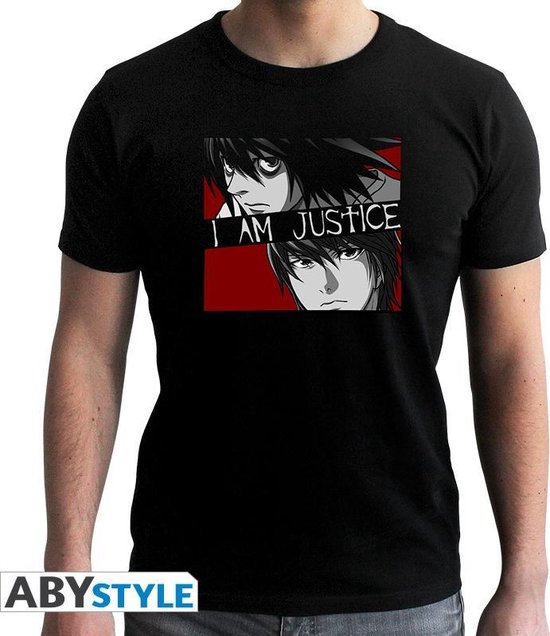 DEATH NOTE - I am Justice Men's T-Shirt - (L)