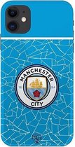 Manchester City telefoonhoesje iPhone 11 softcase lichtblauw