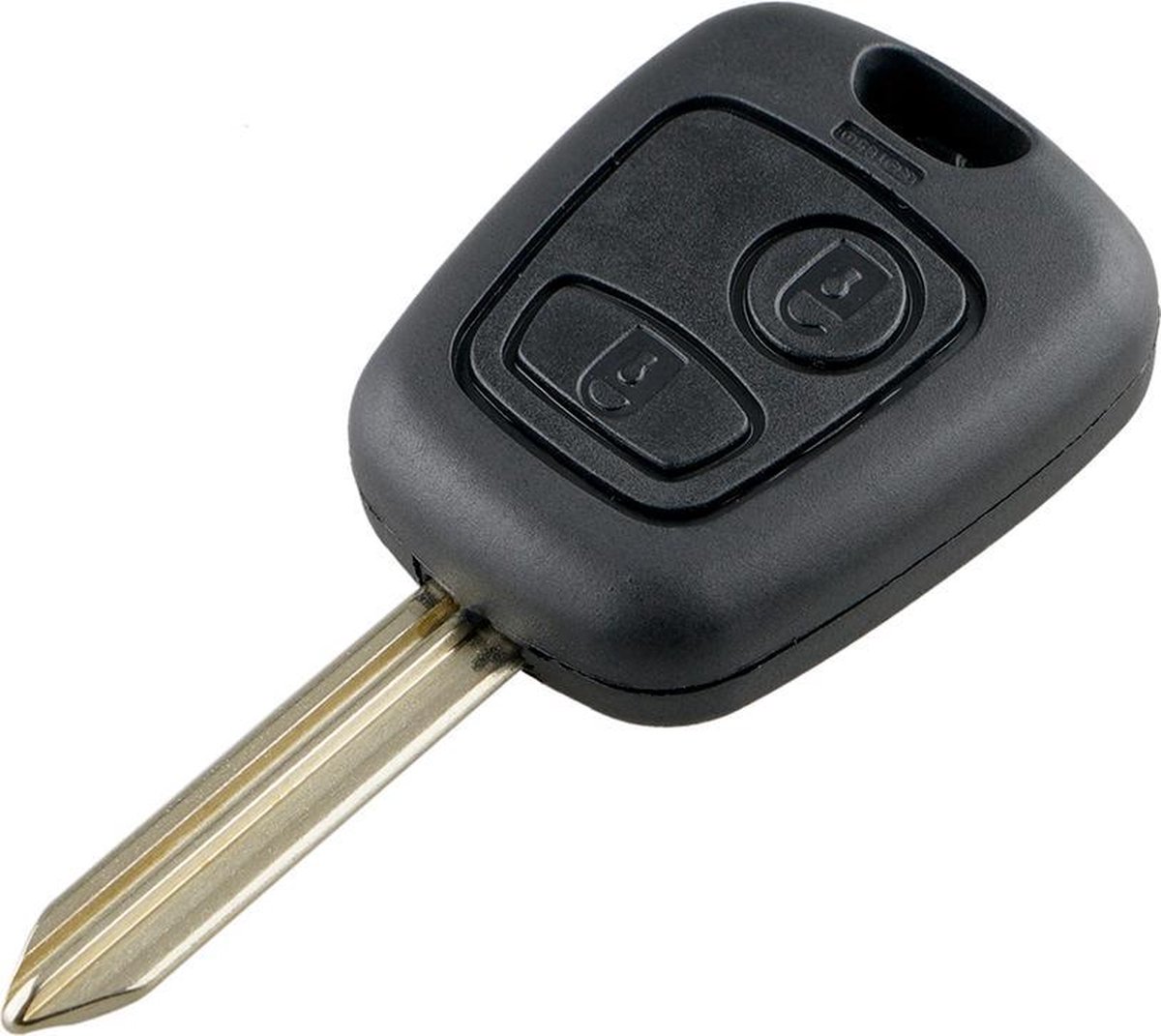 Clé de voiture 2 boutons lame de clé VA2 avec batterie Maxell adaptée pour Toyota  Aygo