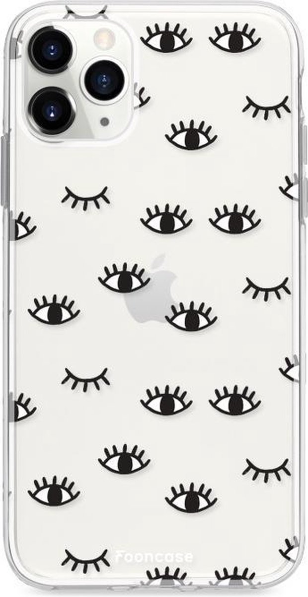 iPhone 12 Pro Max hoesje TPU Soft Case - Back Cover - Eyes / Ogen