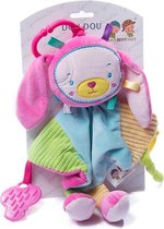 Gamberritos Knuffeldoekje Met Bijtring 28 Cm Konijn