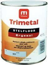Trimetal Stelfloor Ergesol - Binnen&Buiten - Vloerverf - "WIT" - 1L