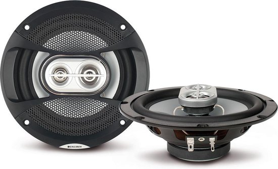 Caliber Auto Speakers Set van 2 Autospeakers 120W Max / 50 Watt RMS Vermogen 6.5 Inch Woofer met Grill (CDS16G)
