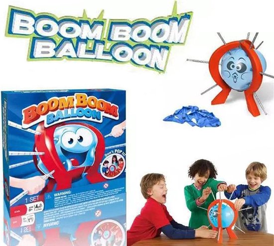 Boom Boom Balloon - Ballonnen Spel - Prik De Ballon Lek Game - Spelletjes  voor... | bol.com
