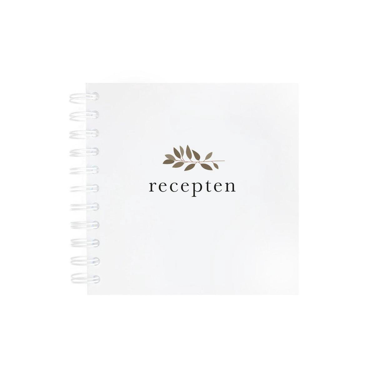 NodyLife - Receptenboek White - Invulboek Recepten Verzamelboek - Kookboek