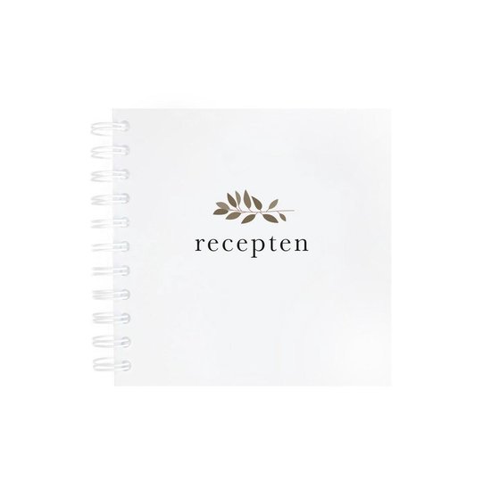 NodyLife - Receptenboek White - Invulboek Recepten Verzamelboek - Kookboek - Maro