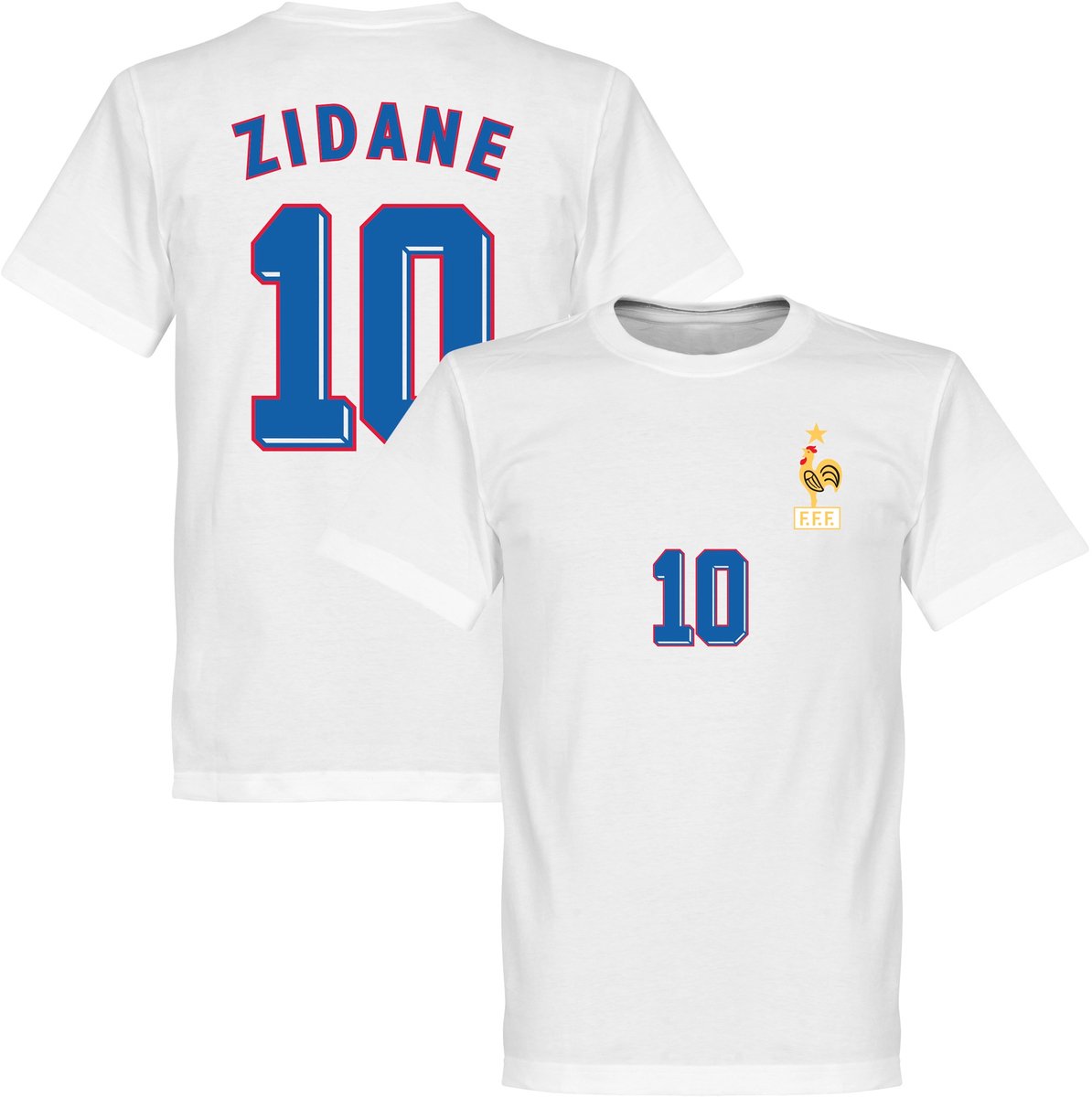 Frankrijk Zidane 10 1998 Away T-Shirt - Kinderen - 140