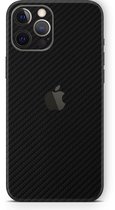 iPhone 12 Pro Max Skin Carbon Zwart - 3M Sticker