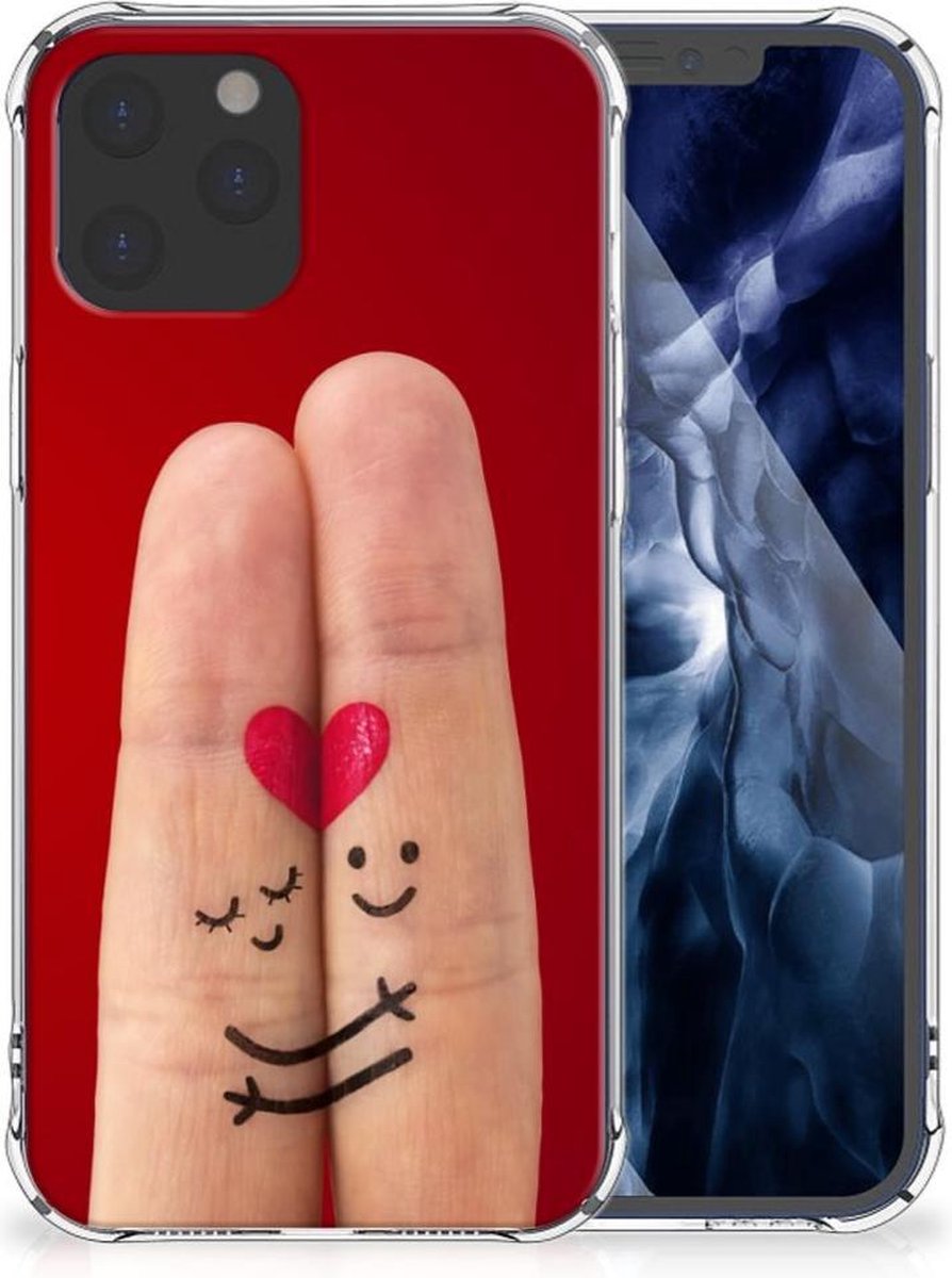 iPhone 12 Pro Max Anti Shock Bumper Case Liefde - Origineel Romantisch Cadeau