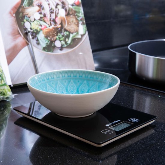 Silvergear Digitale Keukenweegschaal – Zwart – LCD Scherm - Silvergear