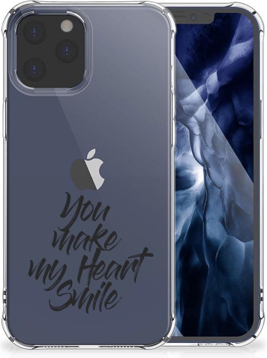 iPhone 12 Pro Max Telefoonhoesje met tekst Heart Smile