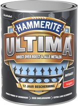 Hammerite Ultima Metaallak - Hoogglans - Antraciet - 750 ml