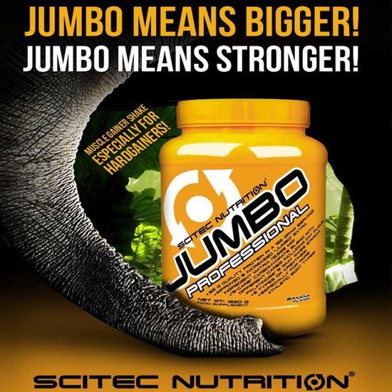 Scitec Nutrition - Jumbo Professional - «JUMBO signifie GRAND! - JUMBO  signifie FORT!... | bol