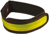 Ikzi light armband met fel rode led met klittenband op kaart