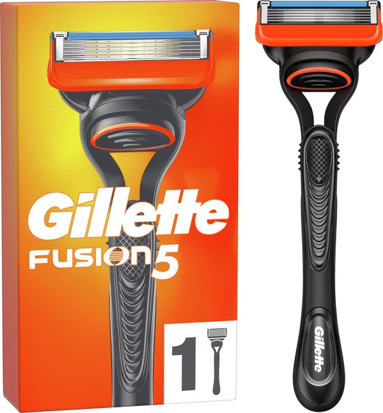 2. Gillette Fusion5 - Scheersysteem Voor zwart + oranje