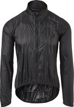 AGU Wind Fietsjack II Essential Heren Reflection - Zwart - XXL - Winddicht - Two-way Rits - Reflecterend