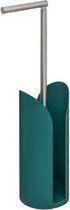Toiletrolhouder met houder Scandinavic – Turquoise