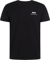 Edwin shirt edwin logo chest ts cotton single jersey Zwart-S