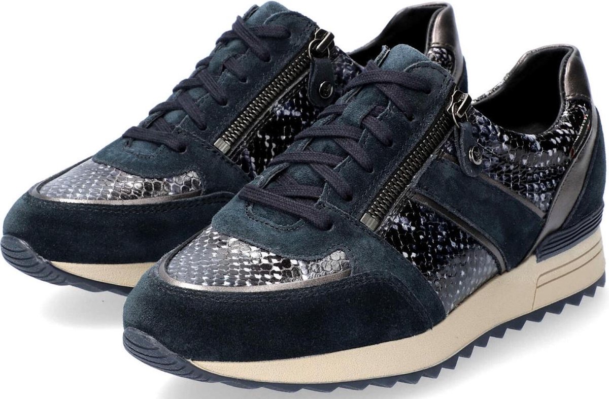 Mephisto TOSCANA dames veterschoen blauw 37,5 - Schoenen.nl