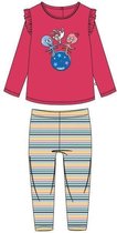 Woody pyjama baby meisjes - fuchsia - octopus - 211-3-PLG-S/439 - maat 56