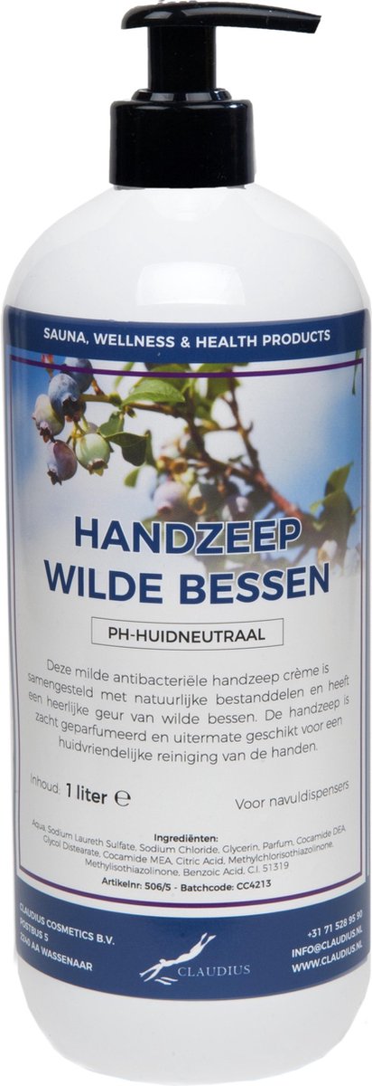 Goedkoopste Handzeep Wilde Bessen 1 liter - met gratis pomp