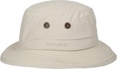 Hatland - Verkoelende UV Bucket hoed voor heren - Lykens Cooldown - Gebroken wit - maat XL (61CM)