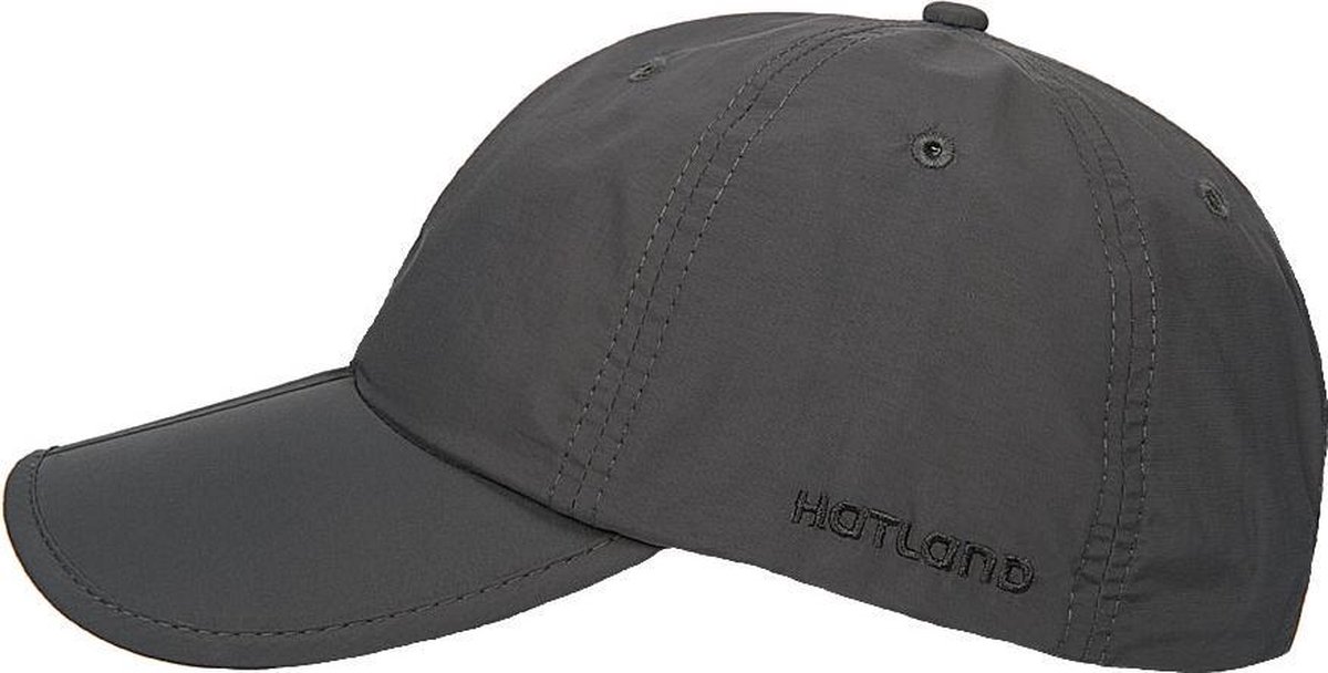 Hatland - Waterbestendige UV pet voor heren - Clarion - Antraciet - maat Onesize