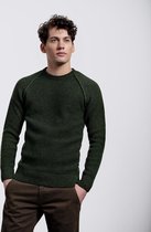 Loop.a life - Heren Trui - Duurzame Trui - Goodmorning Sweater - Donkergroen - Heren Sweater - Maat S