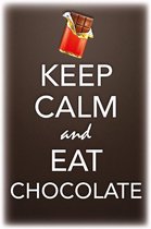 Wandbord - Keep Calm And Eat Chocolate