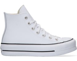 Converse Chuck Taylor All Star Lift Hi Sneakers - Leren Sneaker - Dames - Wit - Maat 37