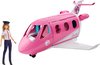 Barbie Estate Droomvliegtuig & Piloot Speelset - Barbiepop met Roze Vliegtuig En Accessoires