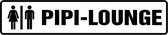 Wandbord / Toiletbord - Pipi-Lounge