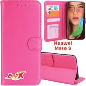 EmpX Telefoonhoesje - Book Case - Geschikt Voor Huawei Mate S - Roze