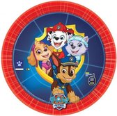 Kartonnen Bordjes paw patrol 18 cm 8 stuks