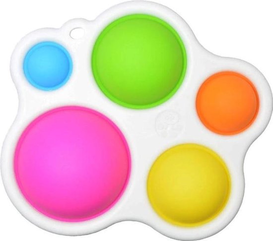 Baby kleuren ontdekbord - Pop it fidget - Montessori Educatie | bol.com